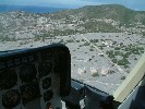 Plymouth, the abandoned ash-covered former capital of Montserrat.